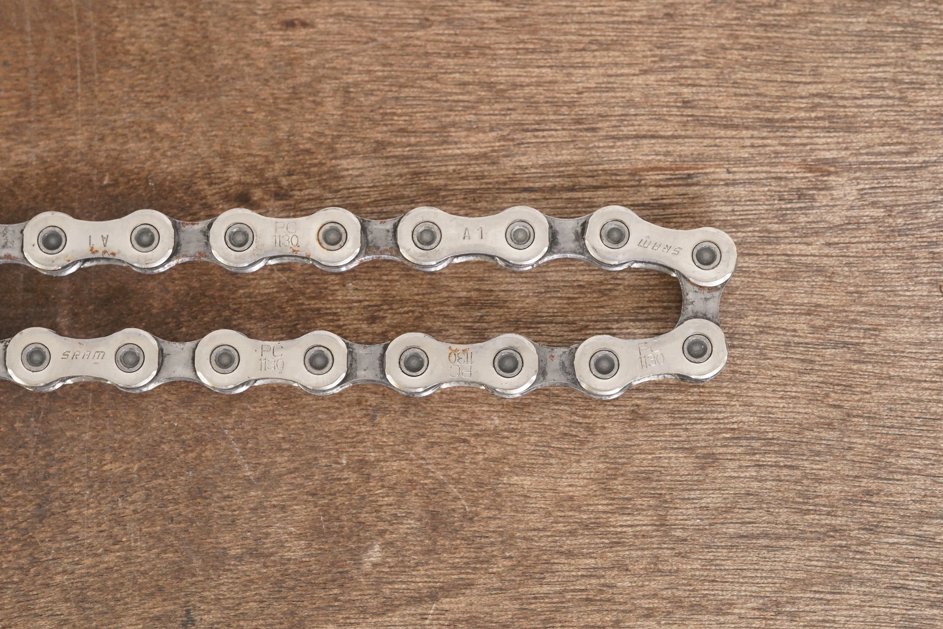 106L SRAM PC-1130 11 Speed Road Chain >75% Life Remaining 106 Links