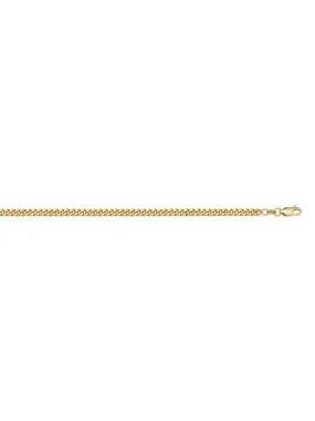 10K Yellow Gold 16" Medium Curb Chain