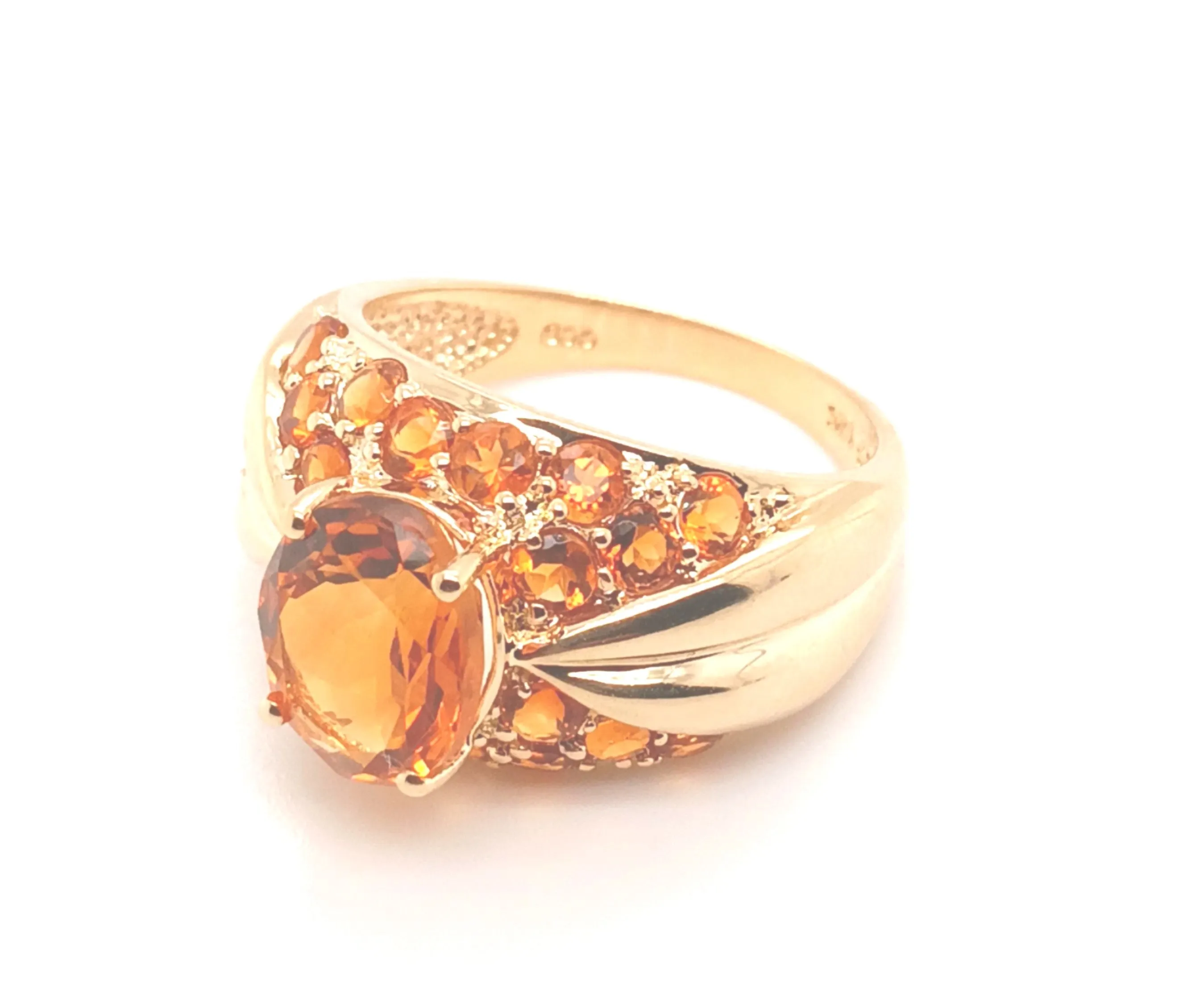 14KY Citrine Fashion Ring