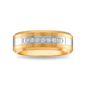 1/5 CTW Diamond Wedding Ring in Tungsten