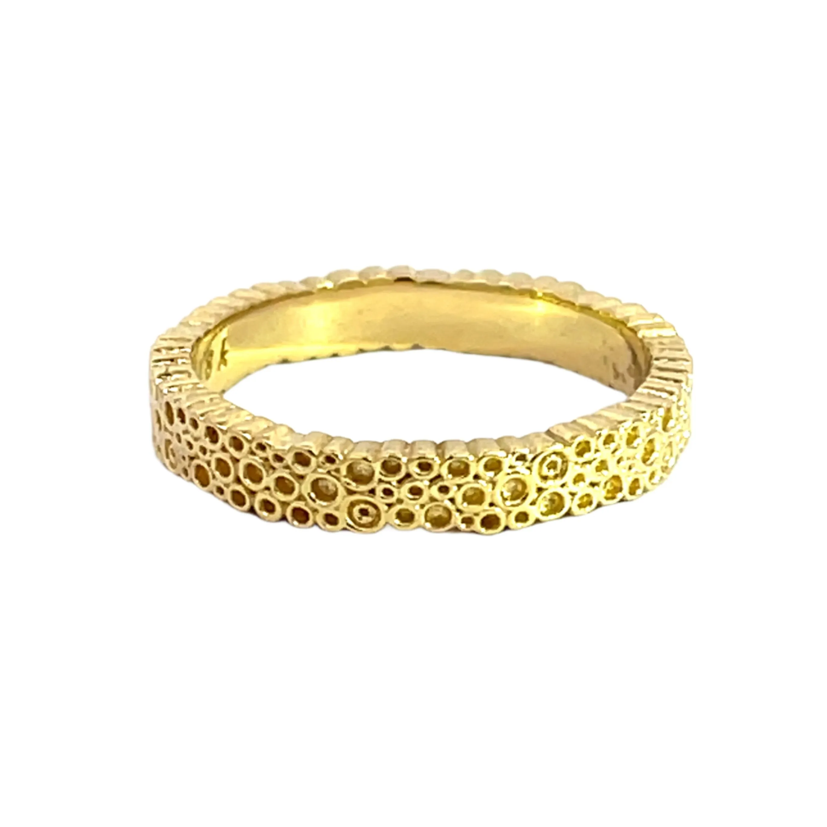 18k Yellow Gold "O" Style Wedding Band