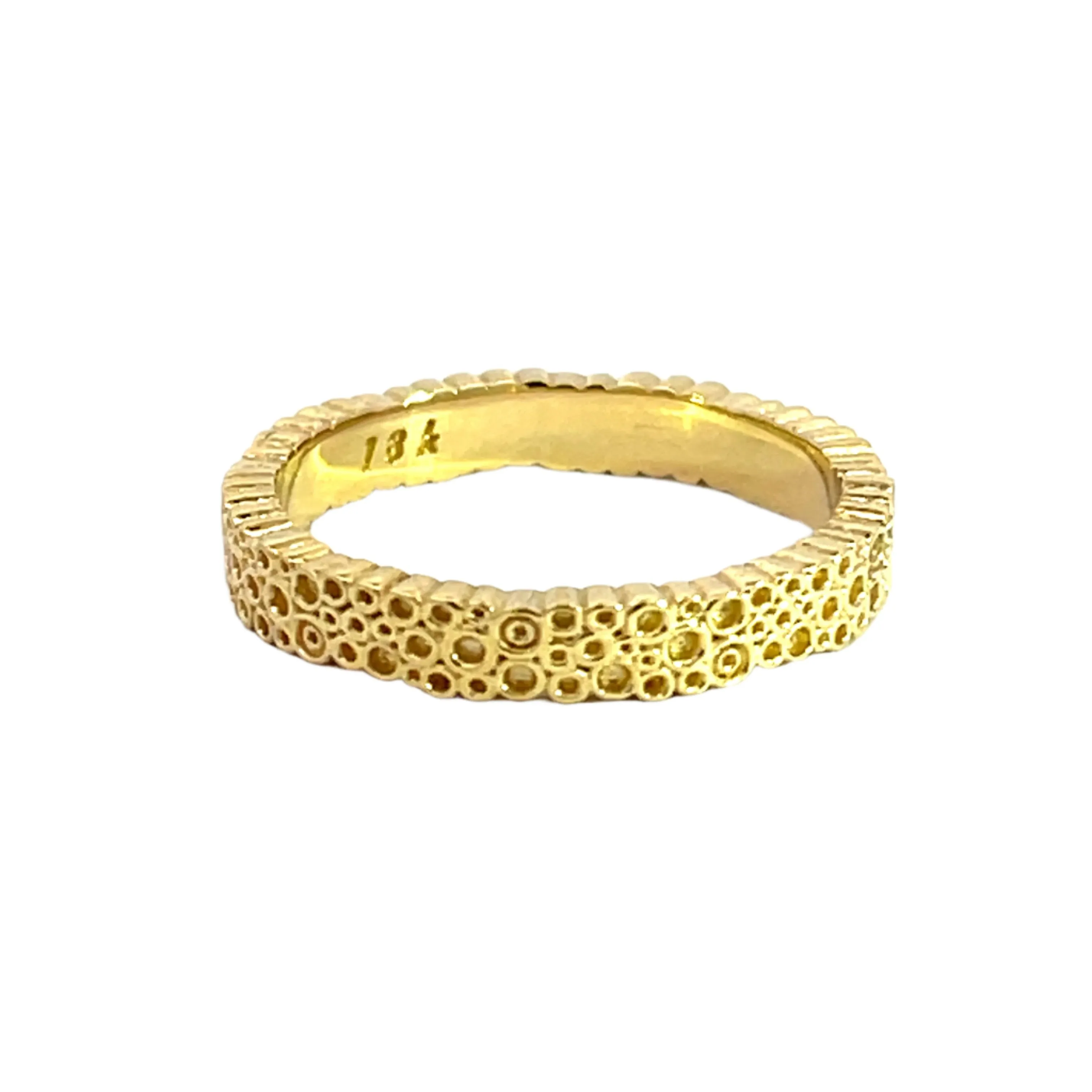 18k Yellow Gold "O" Style Wedding Band