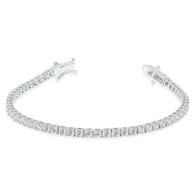 5 Carat Tw Diamond Tennis Bracelet In 14K White Gold