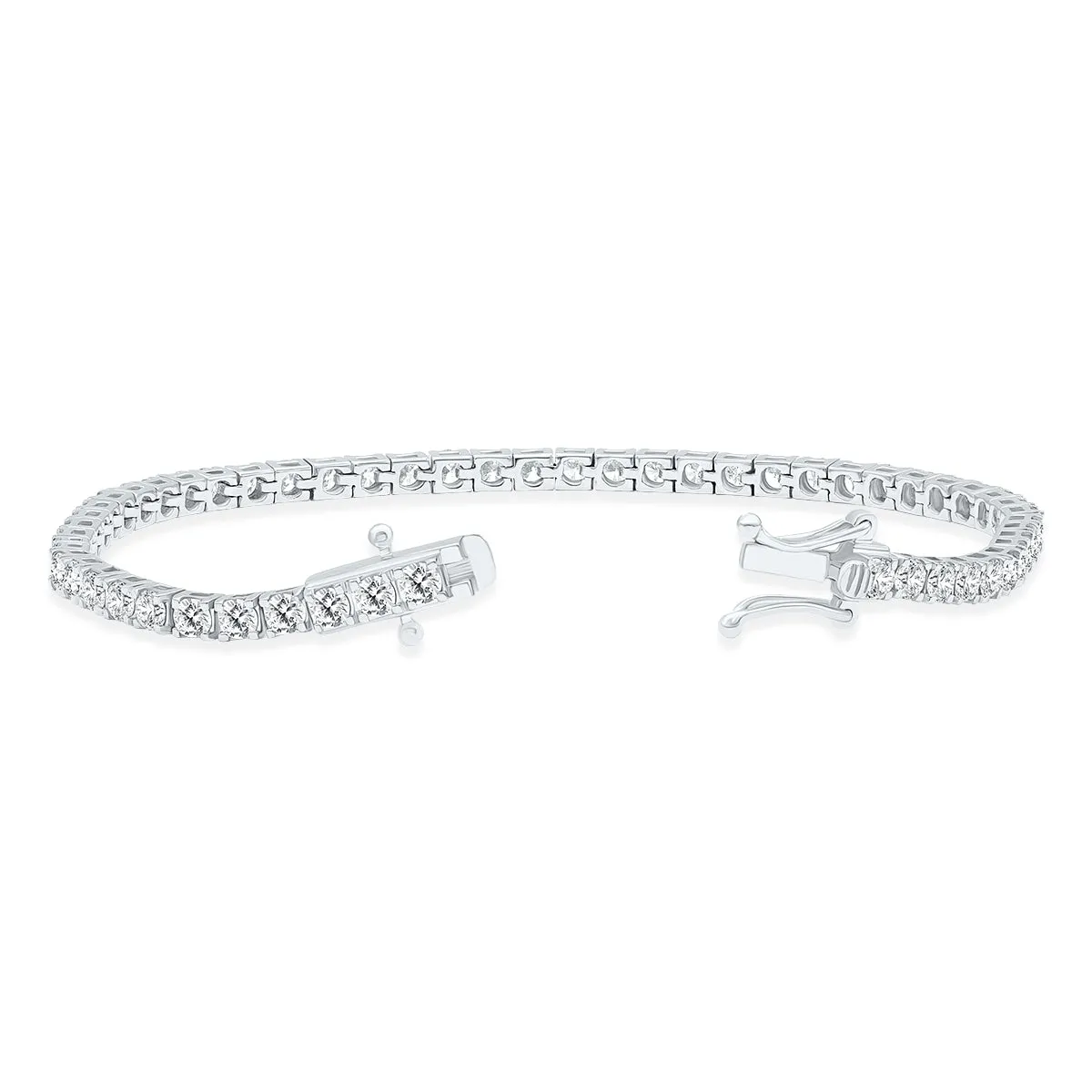 5 Carat Tw Diamond Tennis Bracelet In 14K White Gold