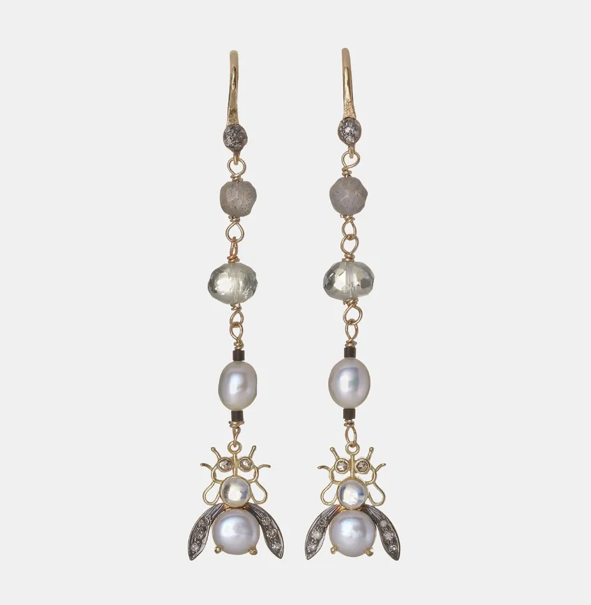 5 OCTOBRE - Beams Moon Earrings