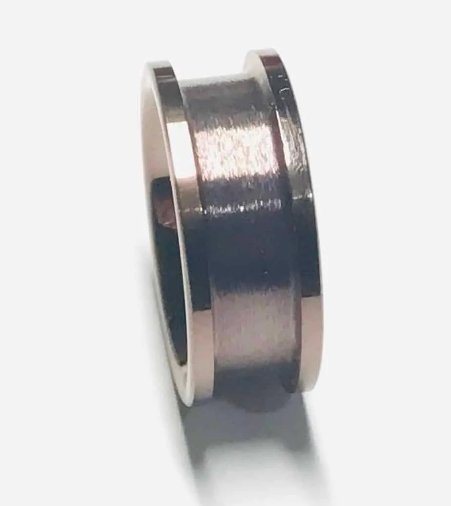 8mm IP Bronze Plated Tungsten Carbide Ring Core