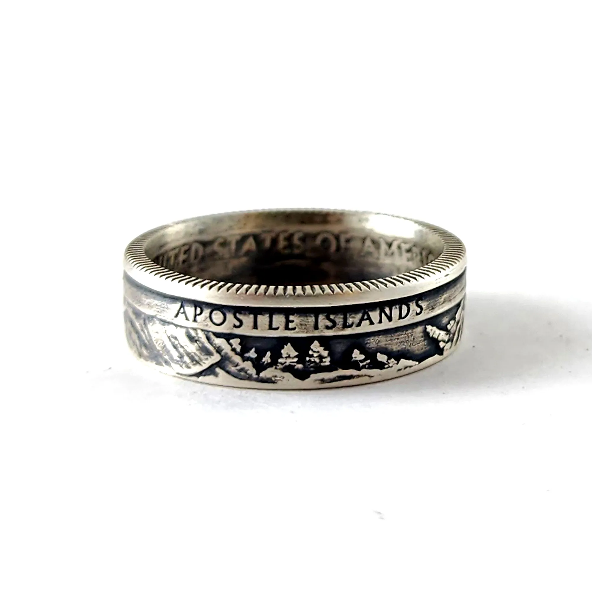 90% Silver Apostle Islands National Park Quarter Ring