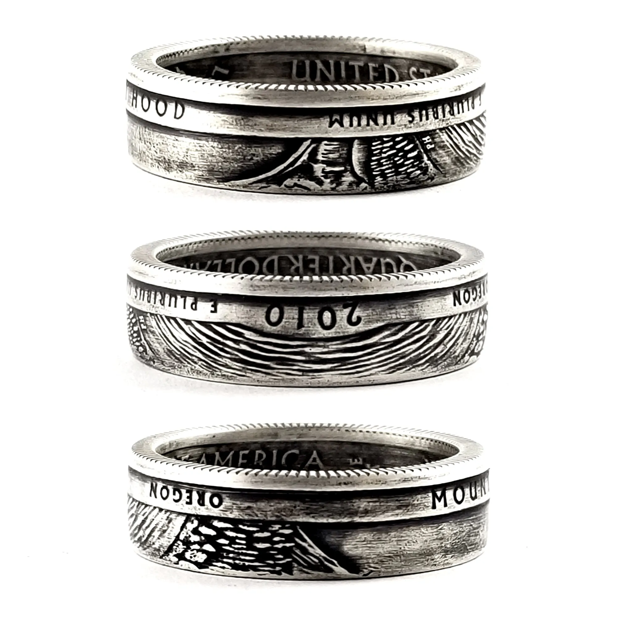 90% Silver Mount Hood National Park Quarter Ring