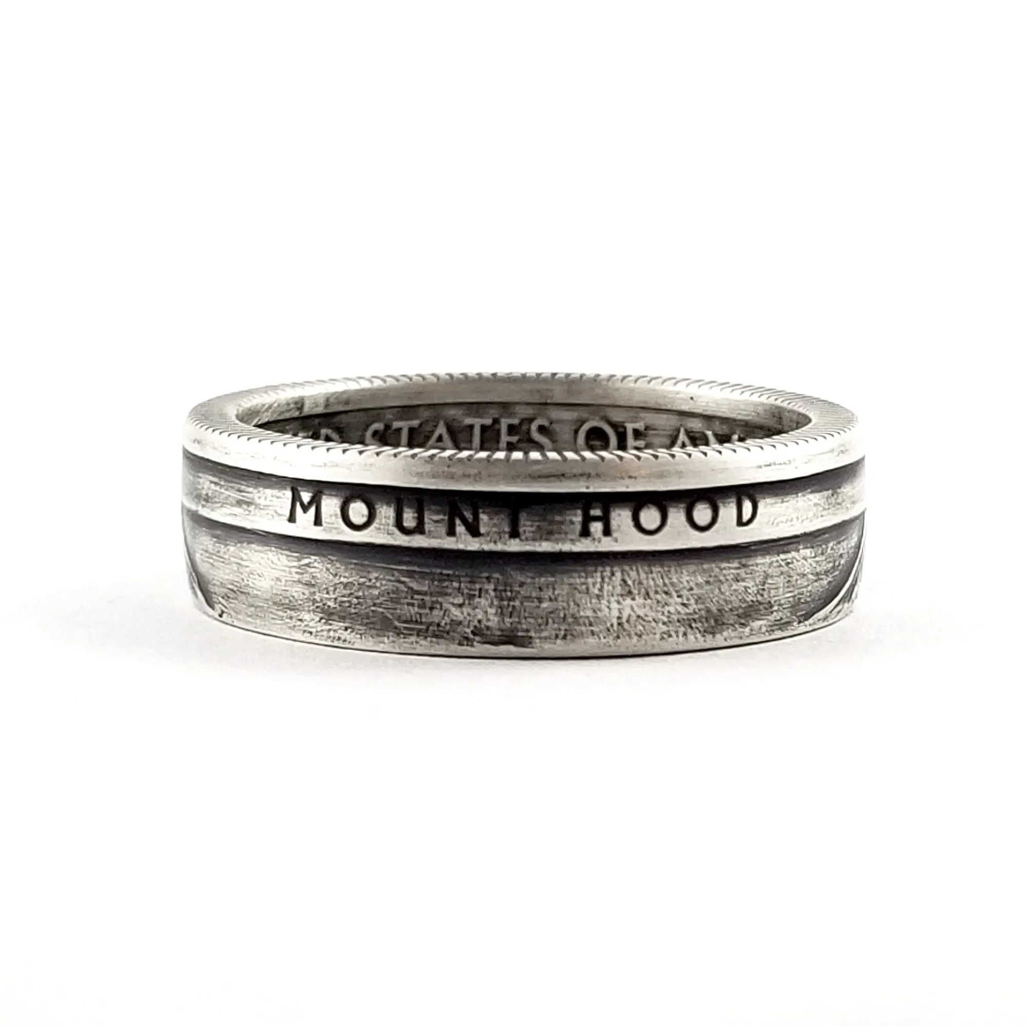 90% Silver Mount Hood National Park Quarter Ring