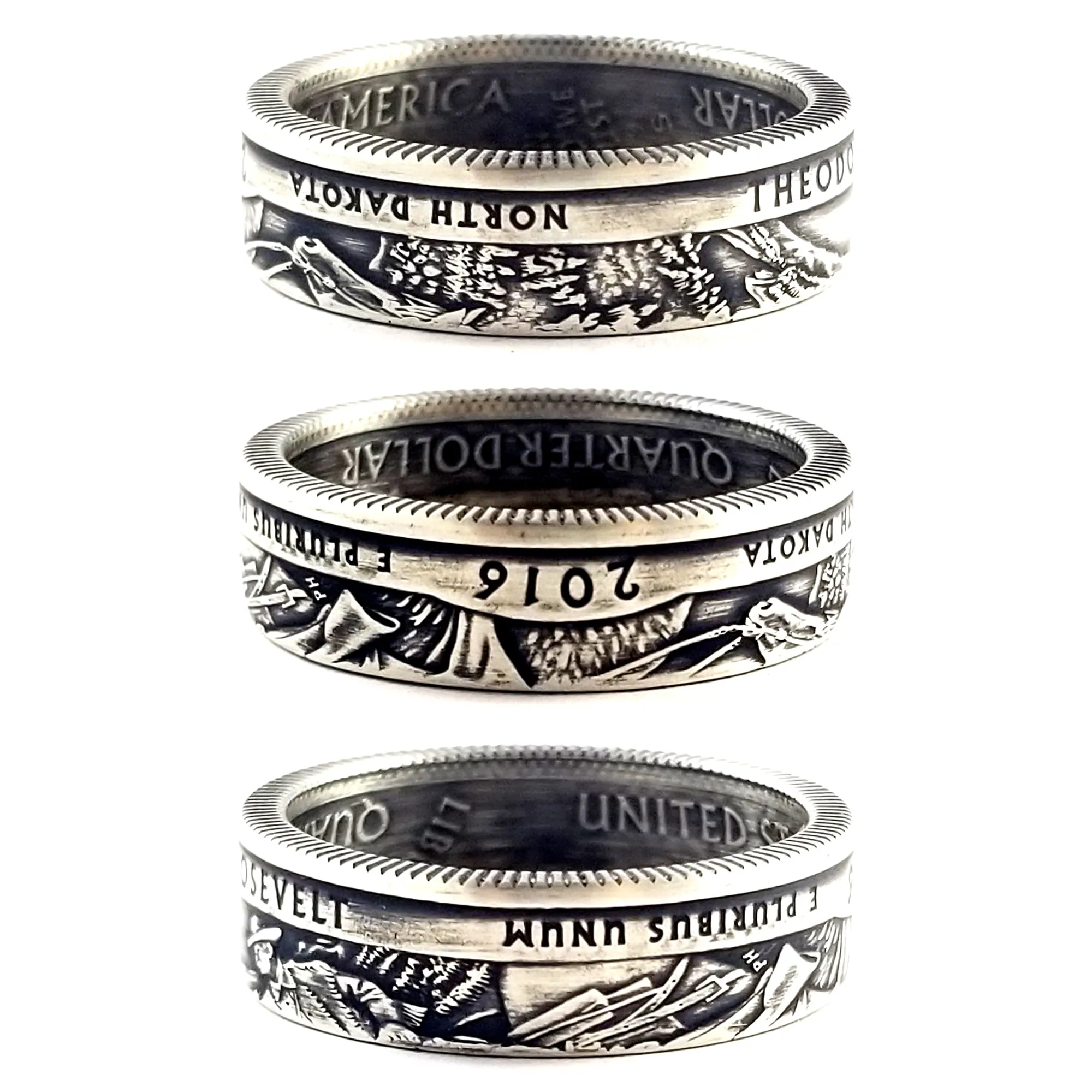 90% Silver Theodore Roosevelt National Park Quarter Ring