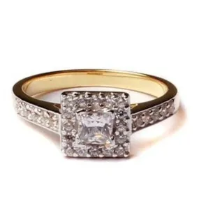 9ct Yellow Gold C/Z Ring - price on request