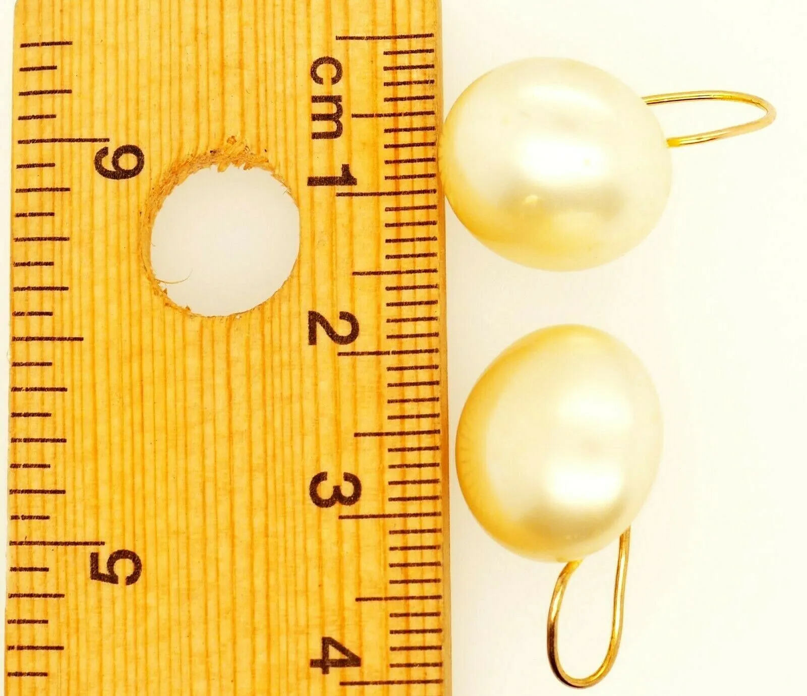 9ct Yellow Gold Pearl Drop/Dangle Earrings