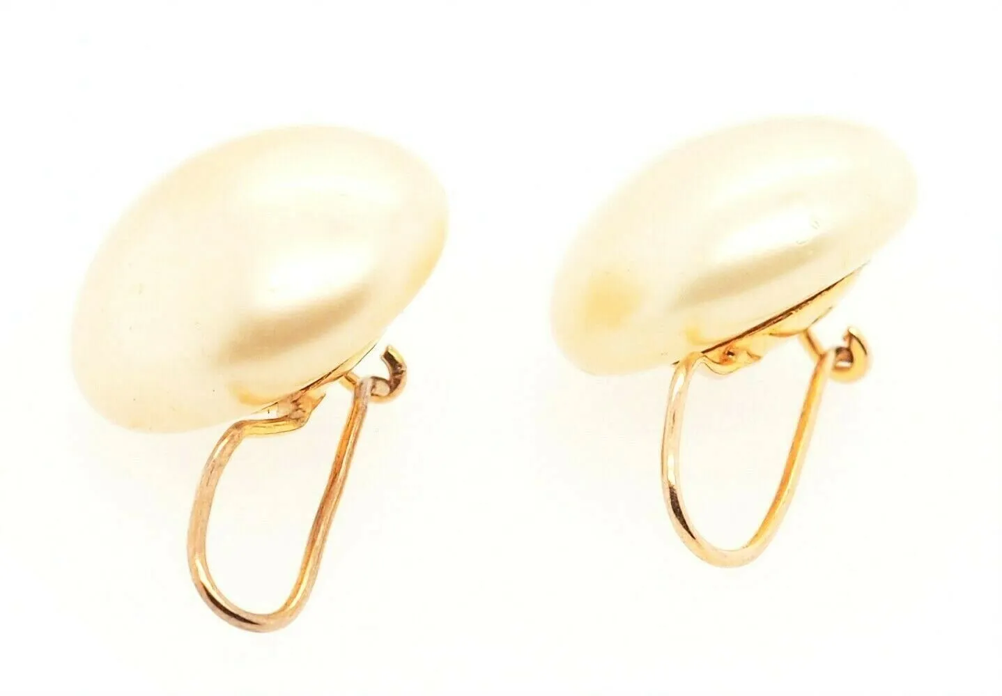 9ct Yellow Gold Pearl Drop/Dangle Earrings