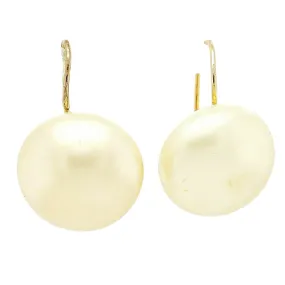 9ct Yellow Gold Pearl Drop/Dangle Earrings