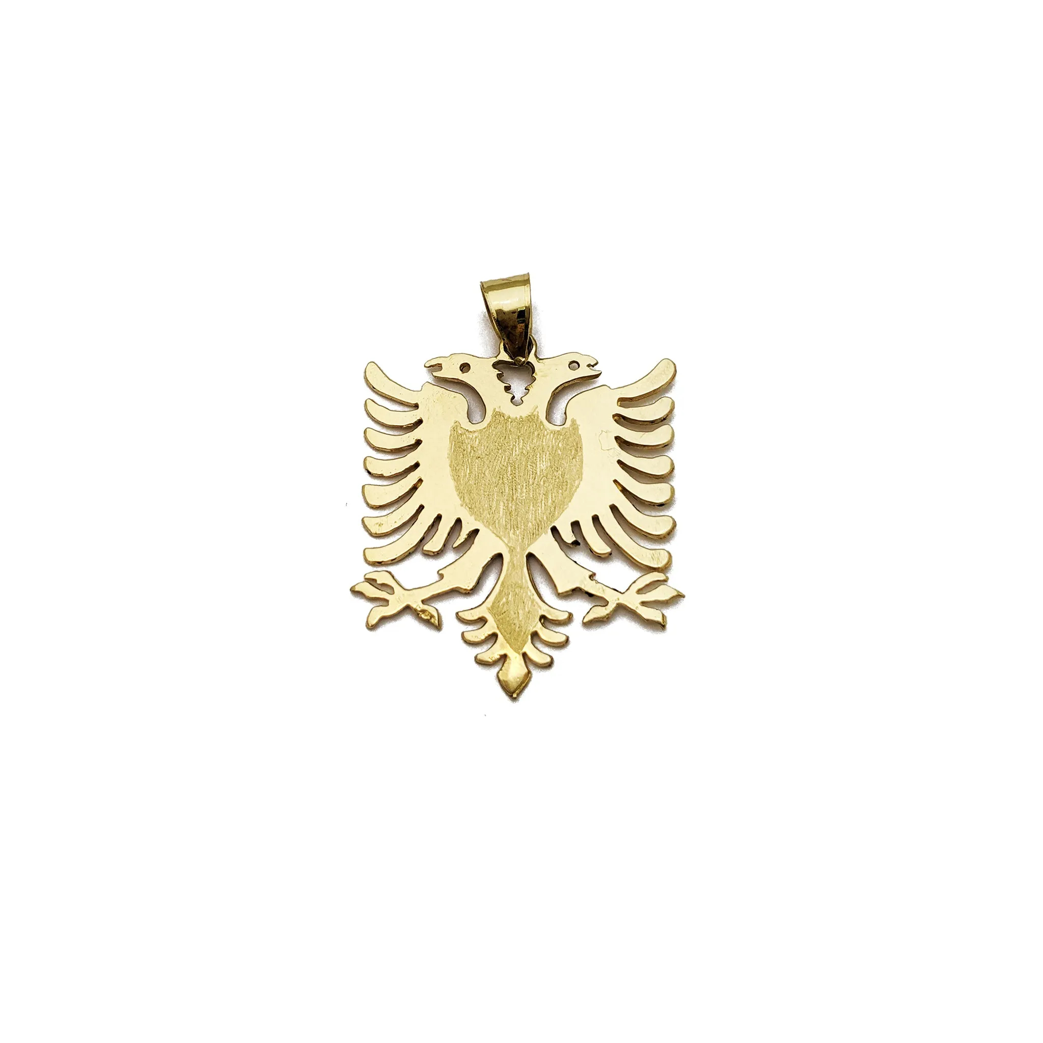 Albanian Eagle Pendant (14K)