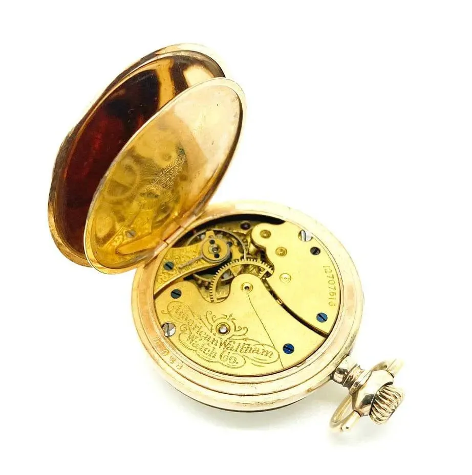 Antique Edwardian 1903 14k Gold Filled Pocket Watch