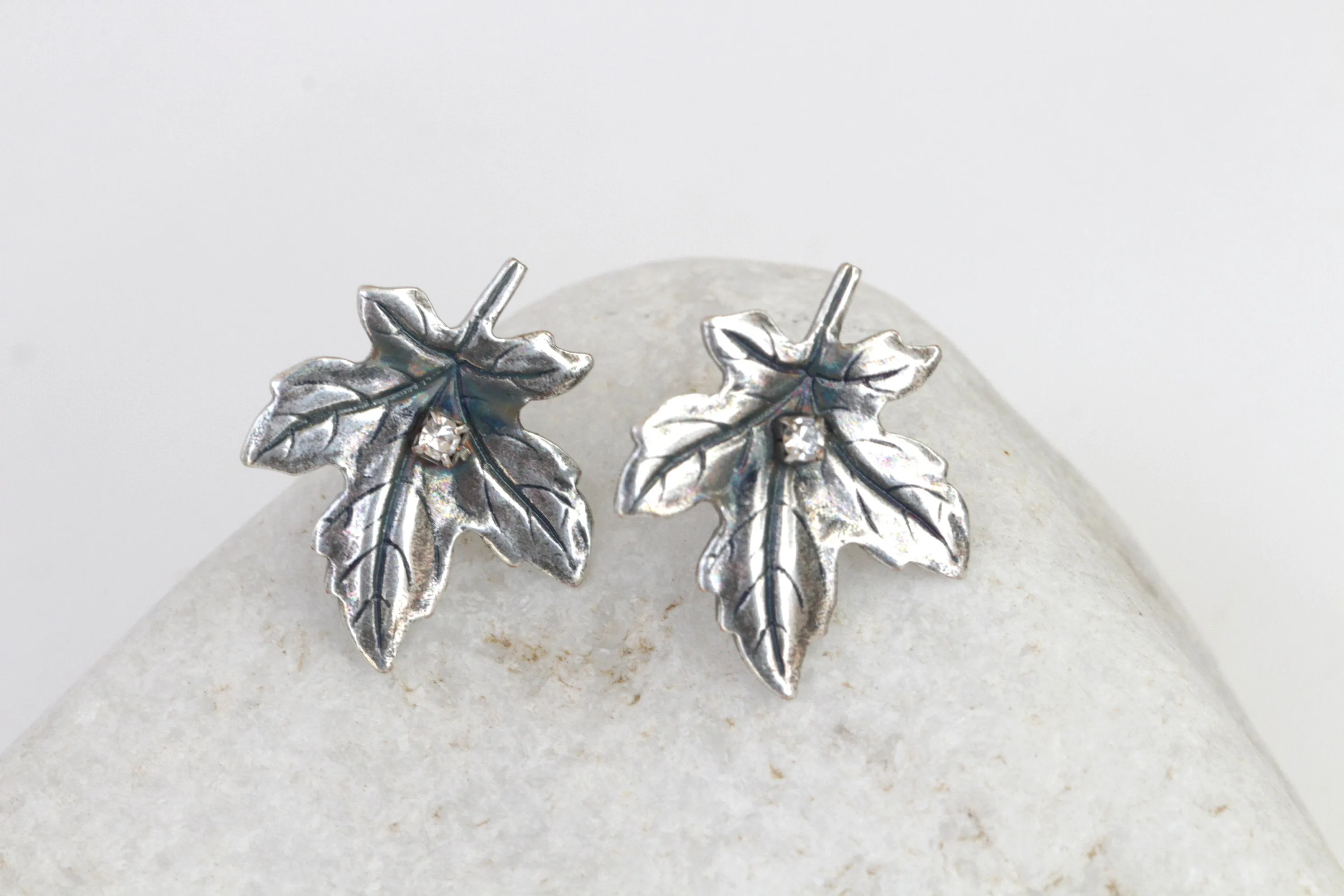 Antique Silver EAR CLIMBER EARRINGS