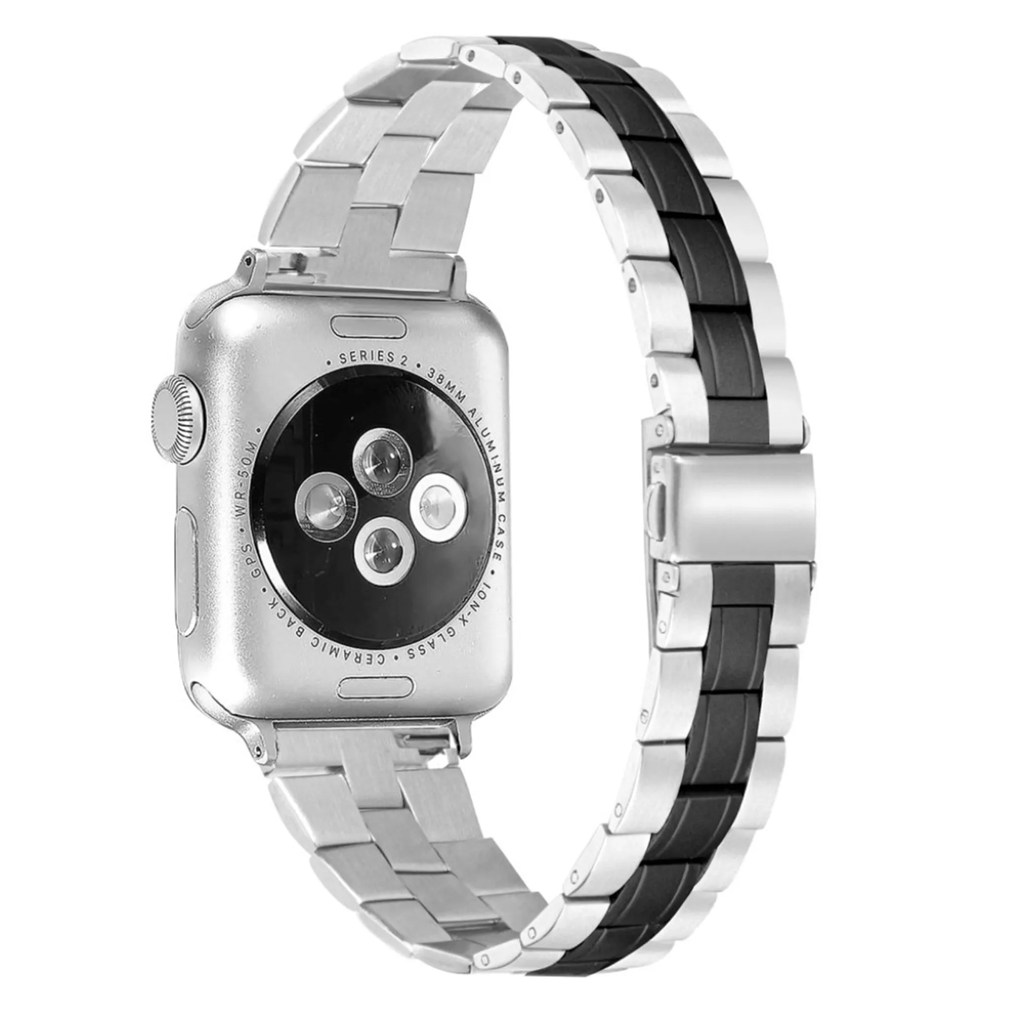 Apple Watch Series 6 / 5 44mm stainless steel chain watch band - Black