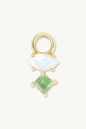 Astrid Marquise Apatite Gold Charm