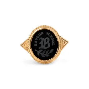 Baylor Onyx Class Ring