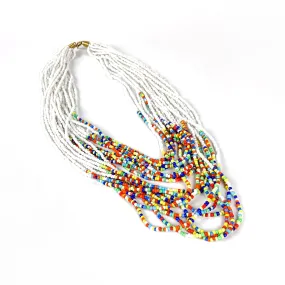 Beaded Multi-Strand Necklace