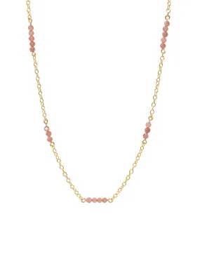 Beaded Tourmaline Layering Chain