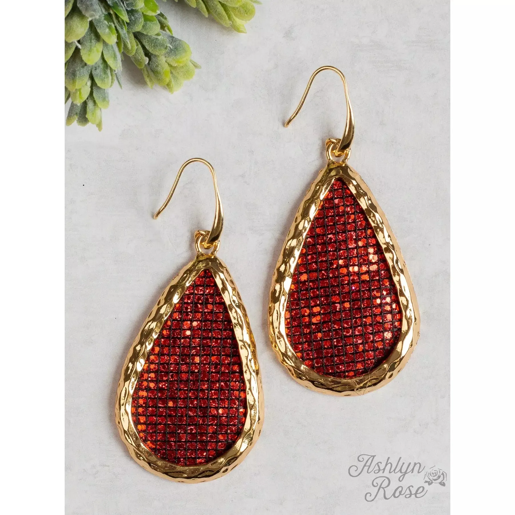 Believe in LOVE {Teardrop Earrings}