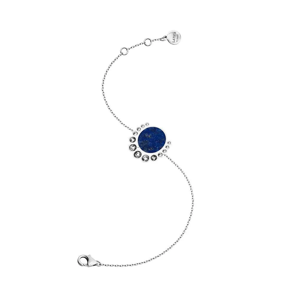 Bint Al Matar White Gold Lapis Lazuli Bracelet