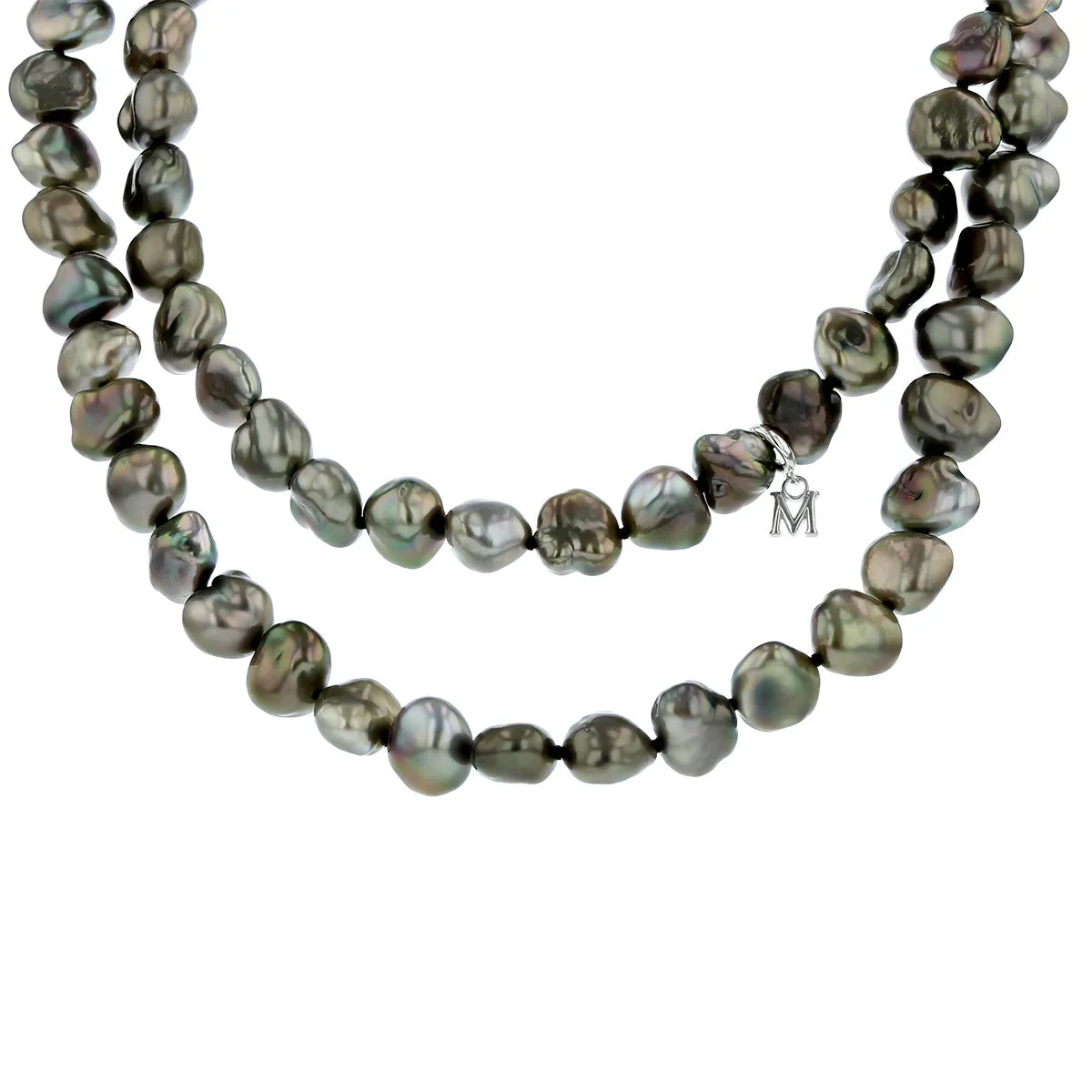 Black Baroque Pearl Strand