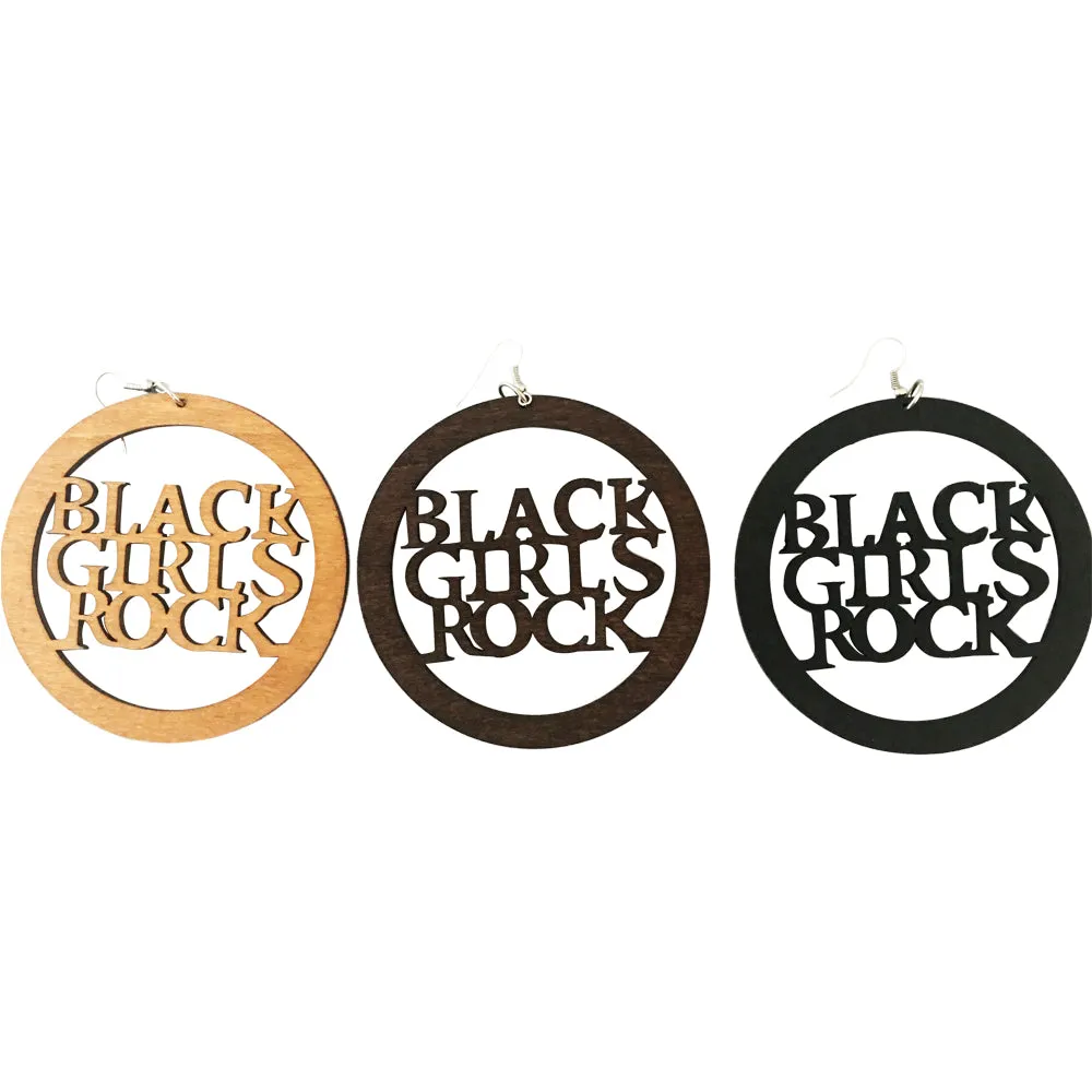 Black Girls Rock Earrings | natural hair accessories | Afrocentric jewelry