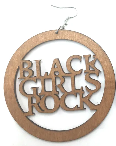 Black Girls Rock Earrings | natural hair accessories | Afrocentric jewelry