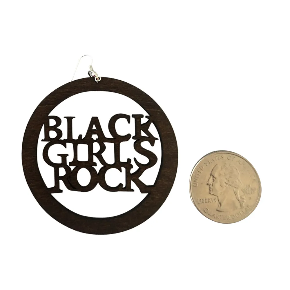 Black Girls Rock Earrings | natural hair accessories | Afrocentric jewelry