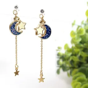 Blue Moon Drop Earrings