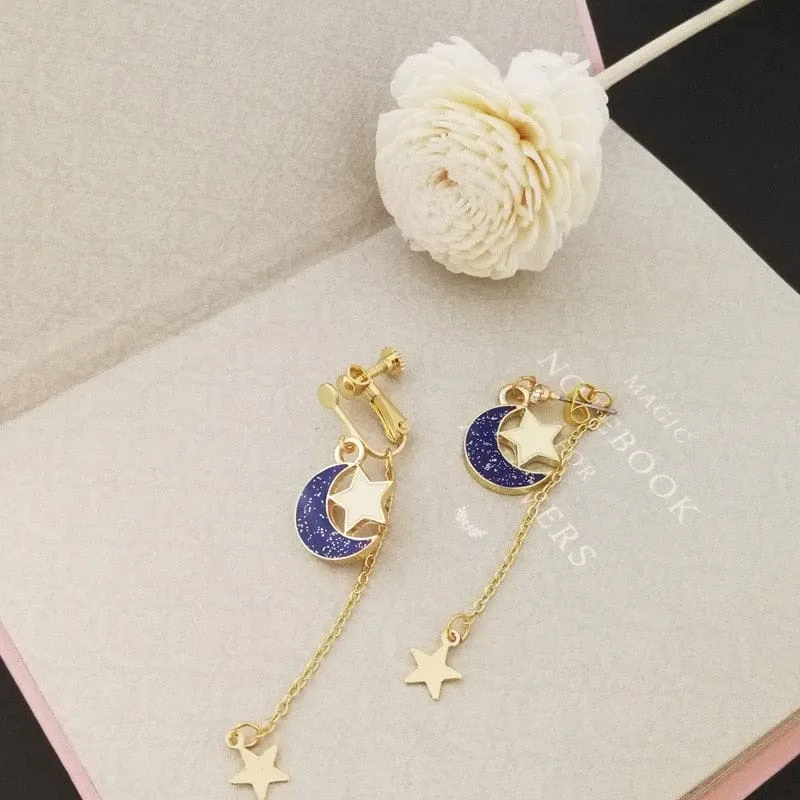 Blue Moon Drop Earrings