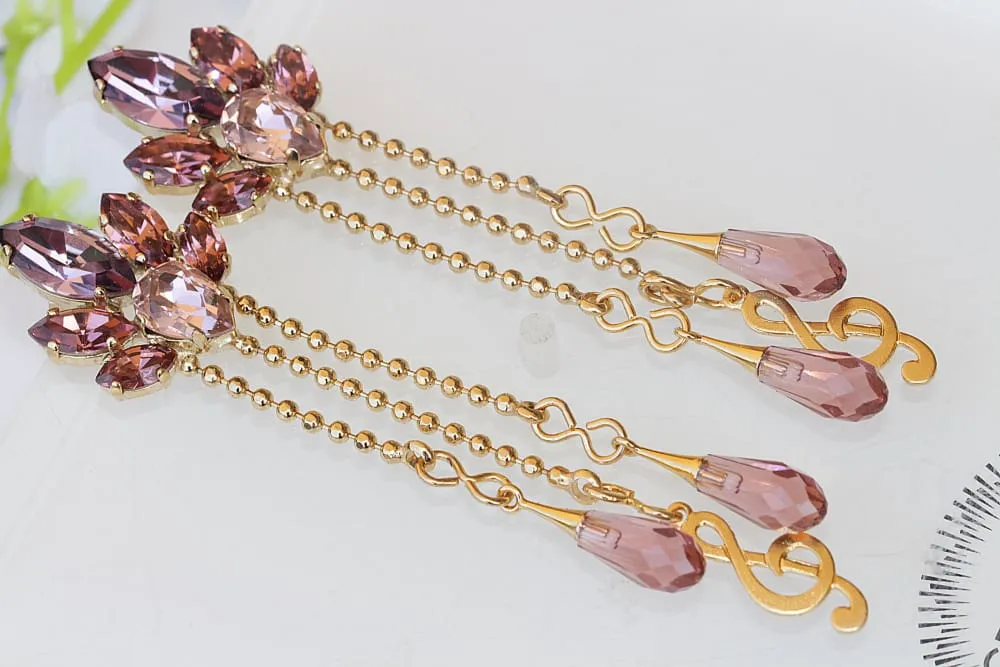 BLUSH GOLD EARRINGS