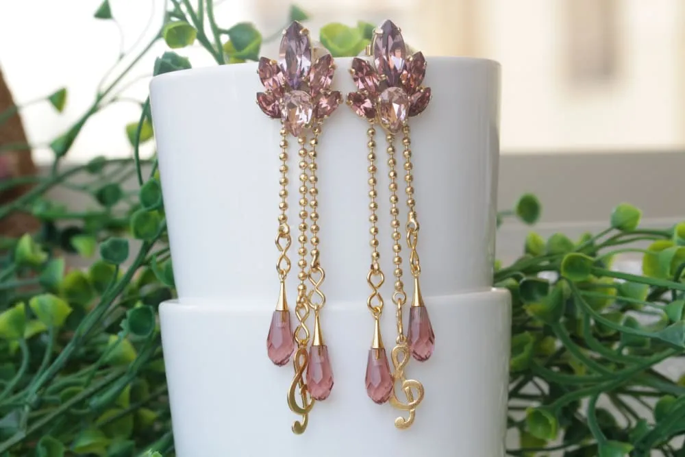 BLUSH GOLD EARRINGS