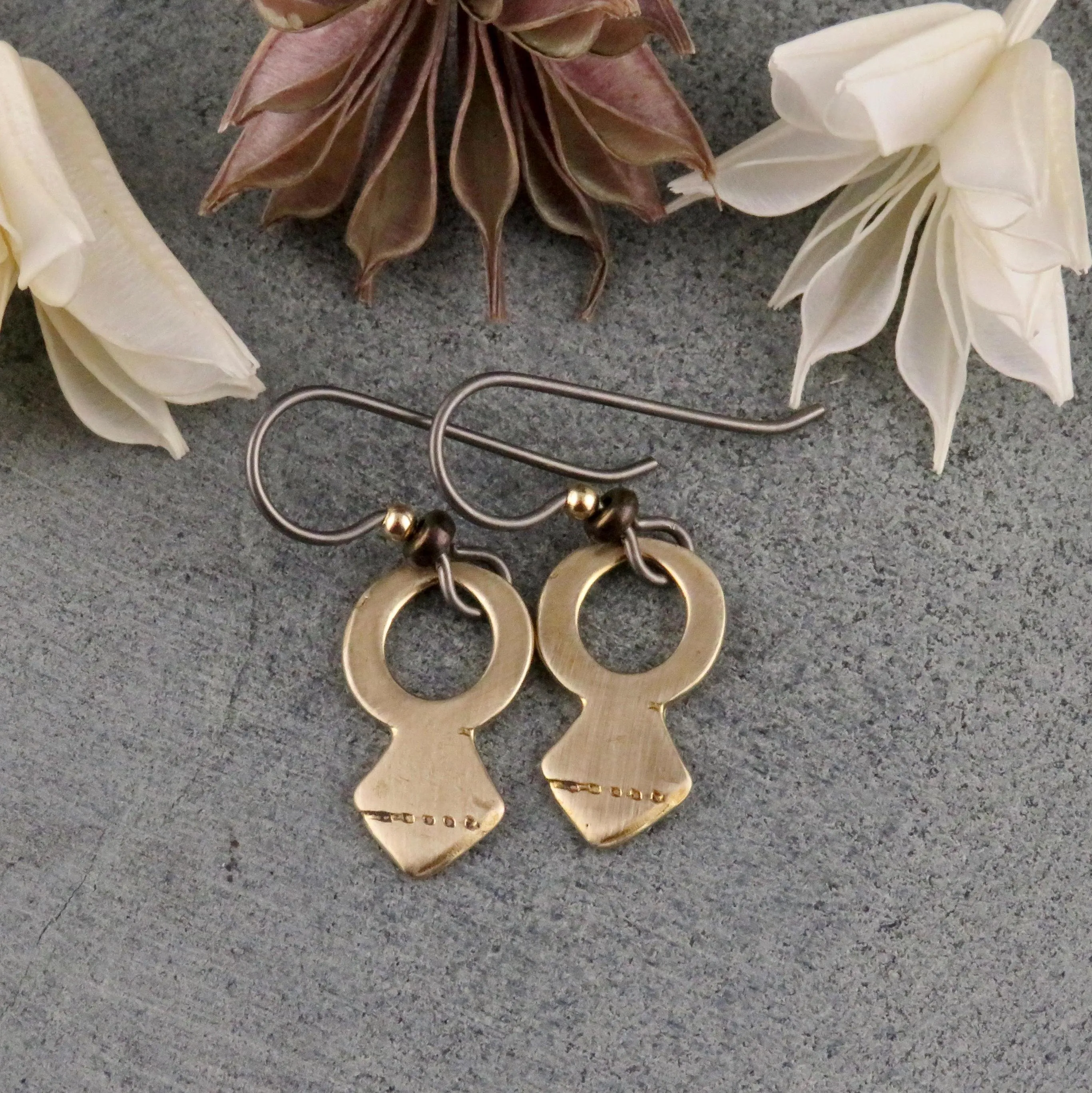 Bronze Element Earrings