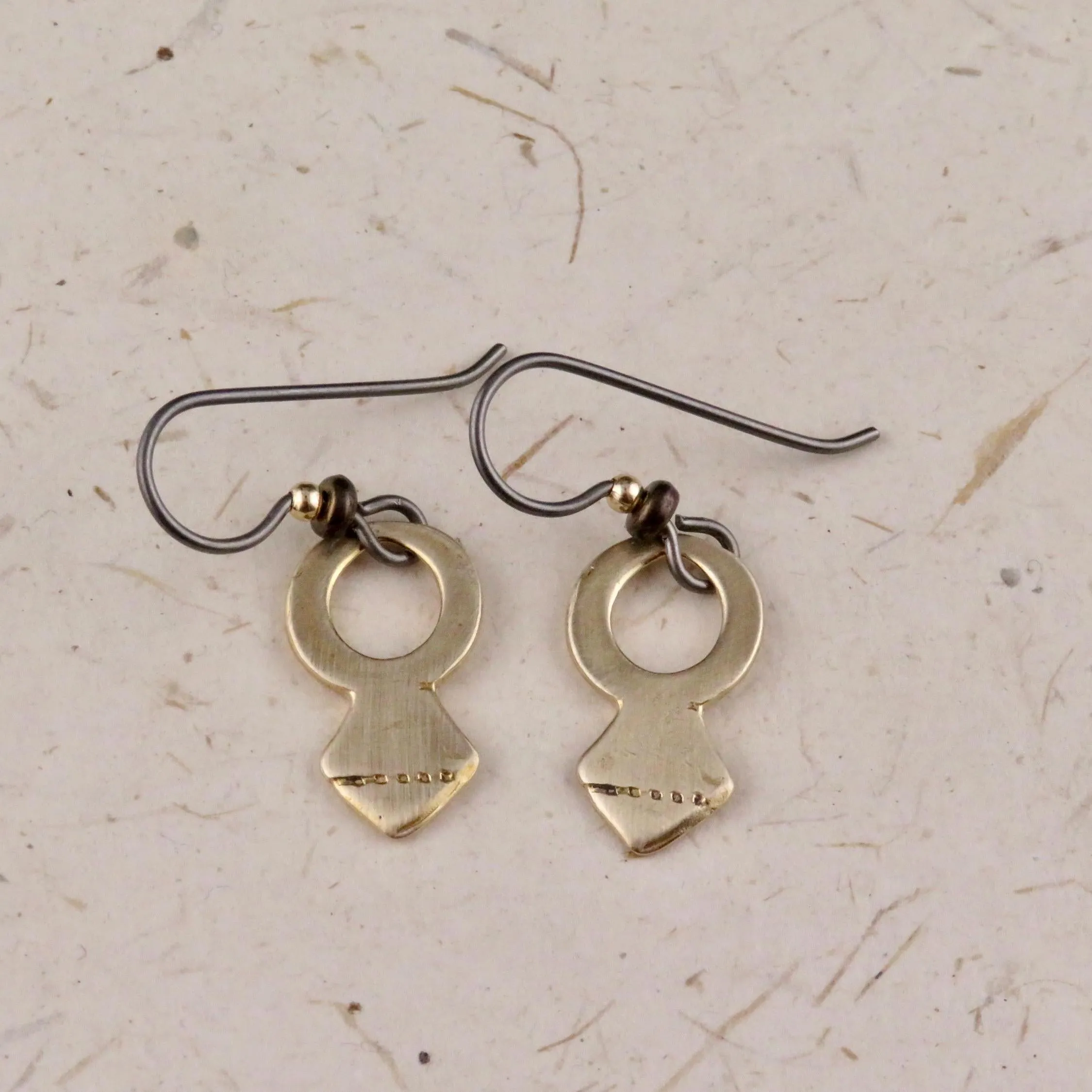 Bronze Element Earrings