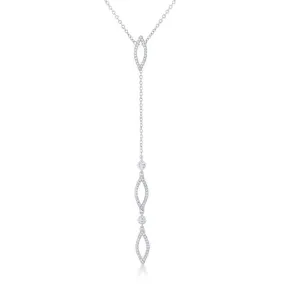 Carmela CZ Lariat Necklace