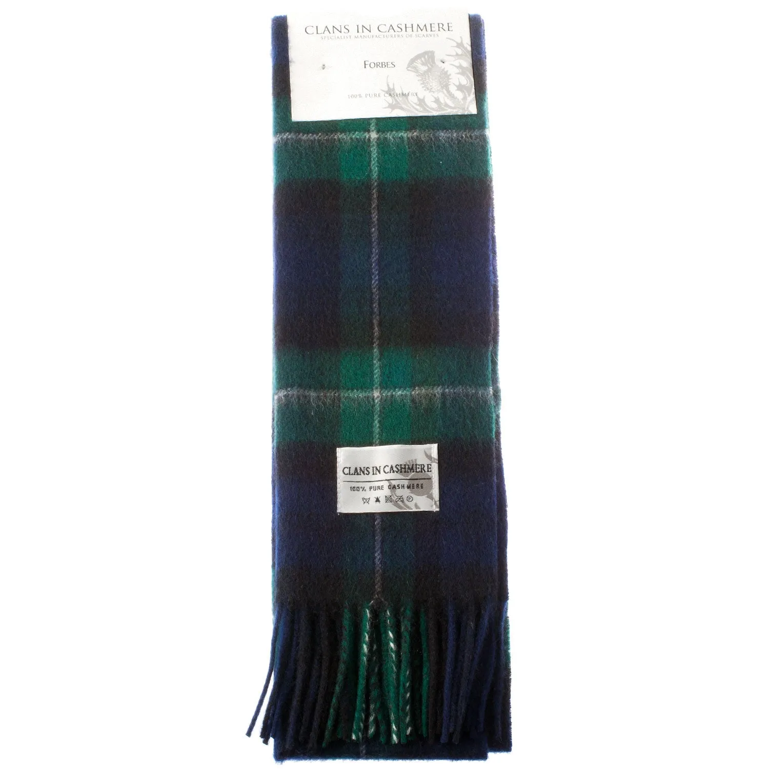 Cashmere Scottish Tartan Clan Scarf  Forbes