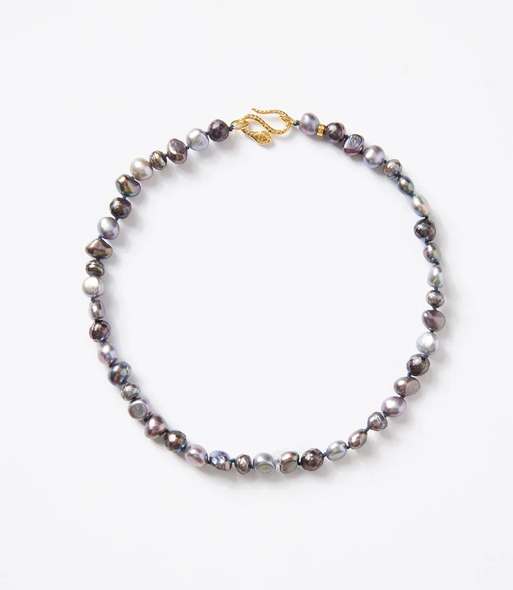 Chan Luu Peacock Pearl Beaded Necklace