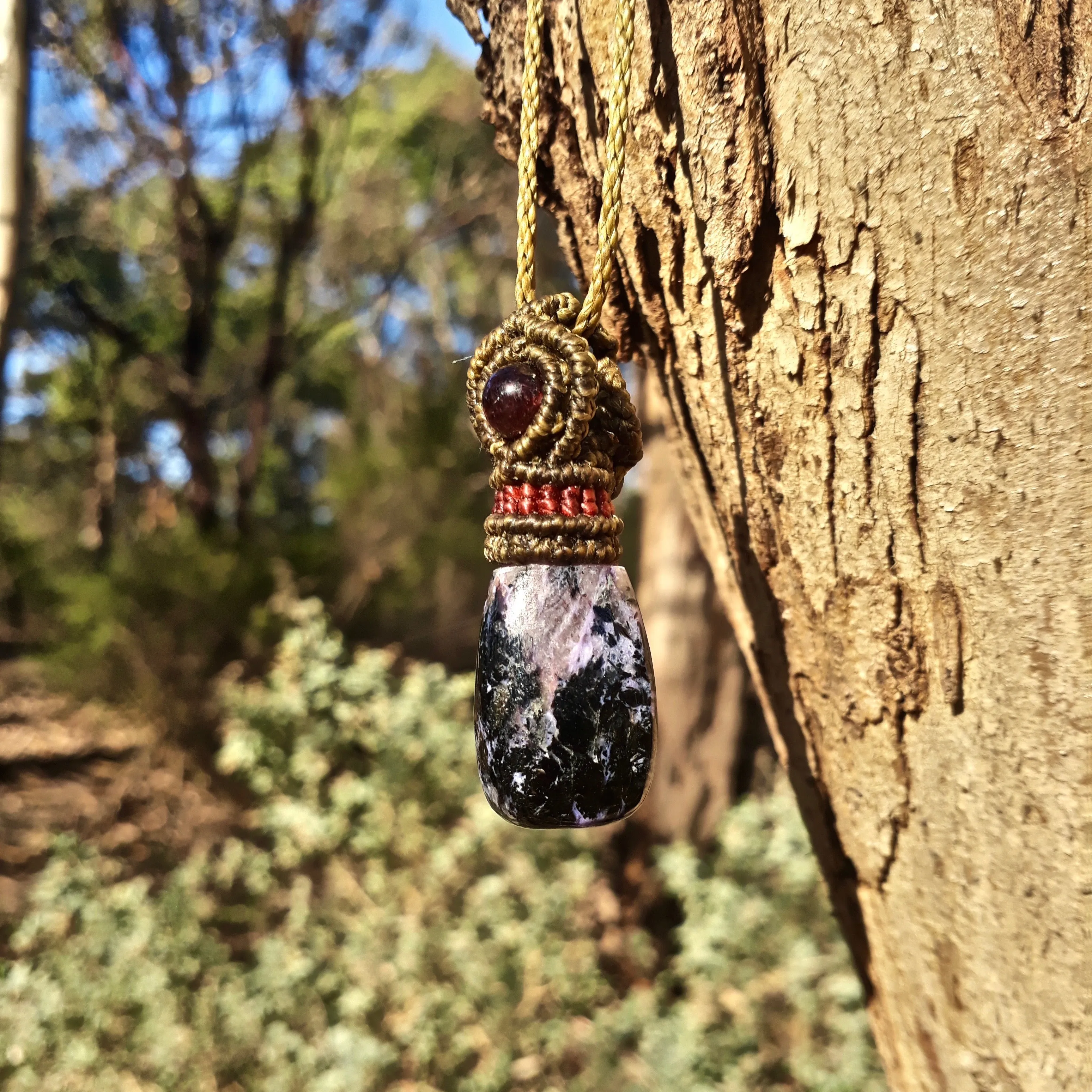 Charoite necklace