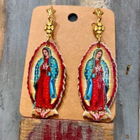 Colorful Virgencita Earrings