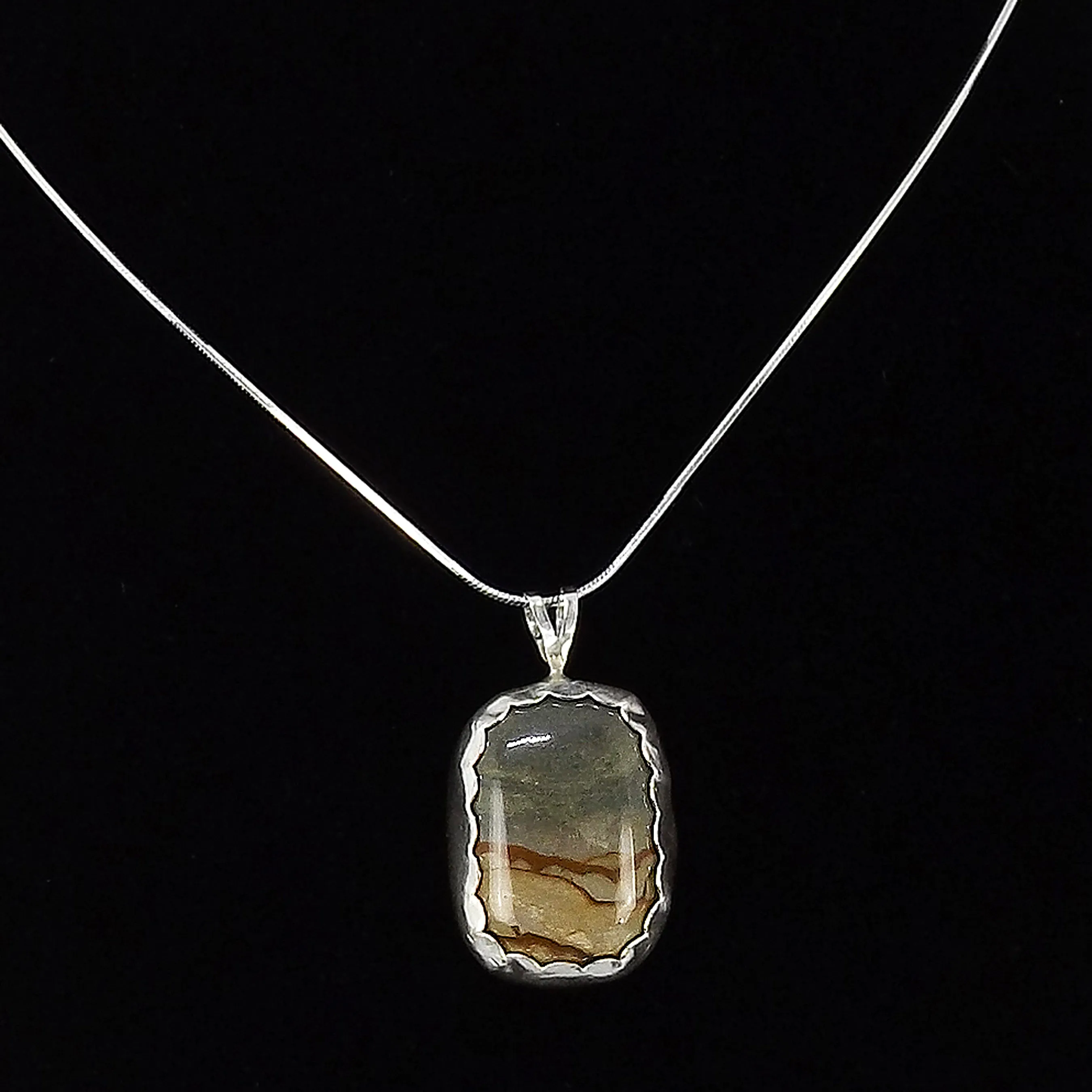 Cripple Creek Picture Jasper Necklace