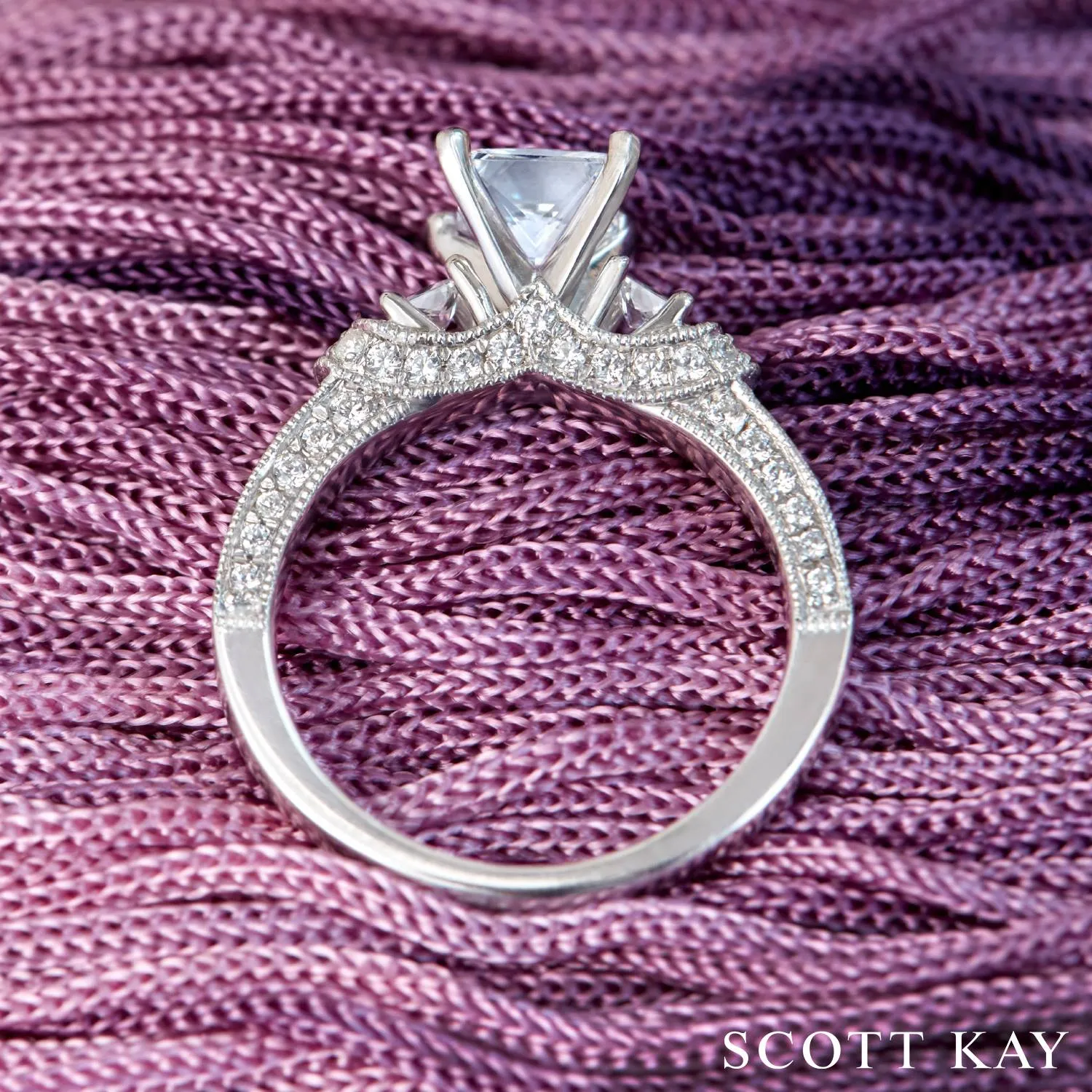 Crown Collection 3 Stone Engagement Ring