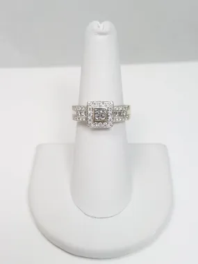 Dazzling 14k White Gold Natural Diamond Engagement Ring