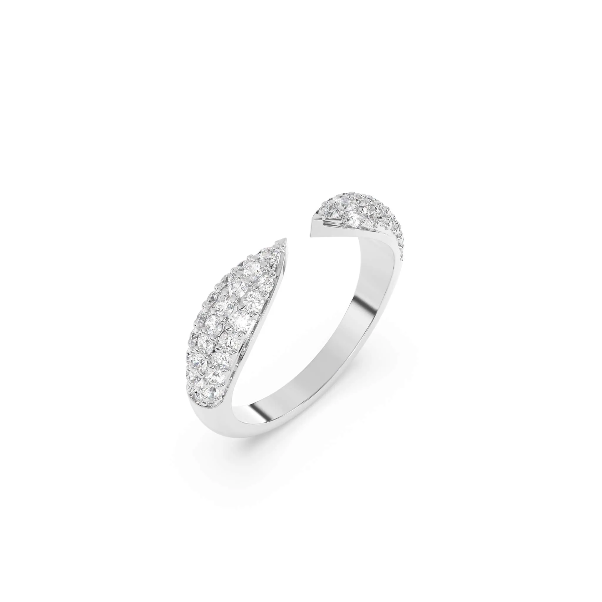 Diamond Open Claw Ring