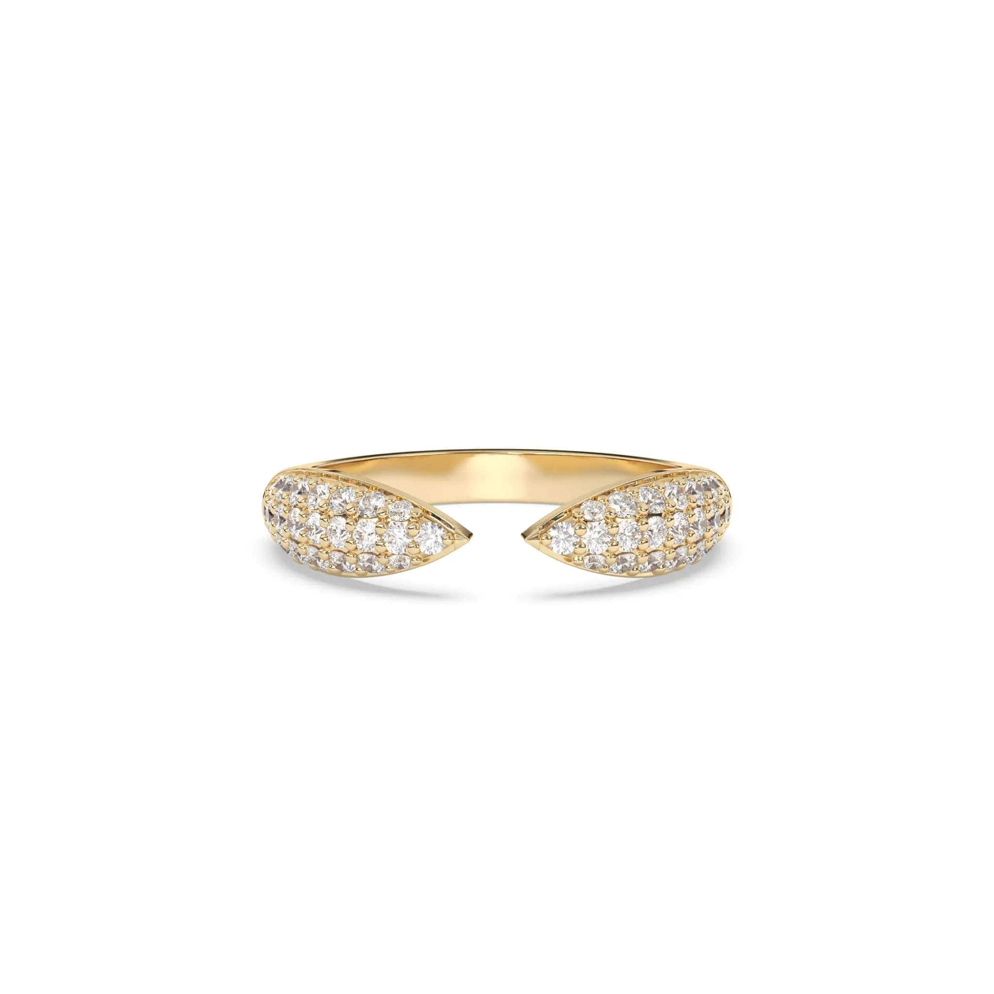 Diamond Open Claw Ring