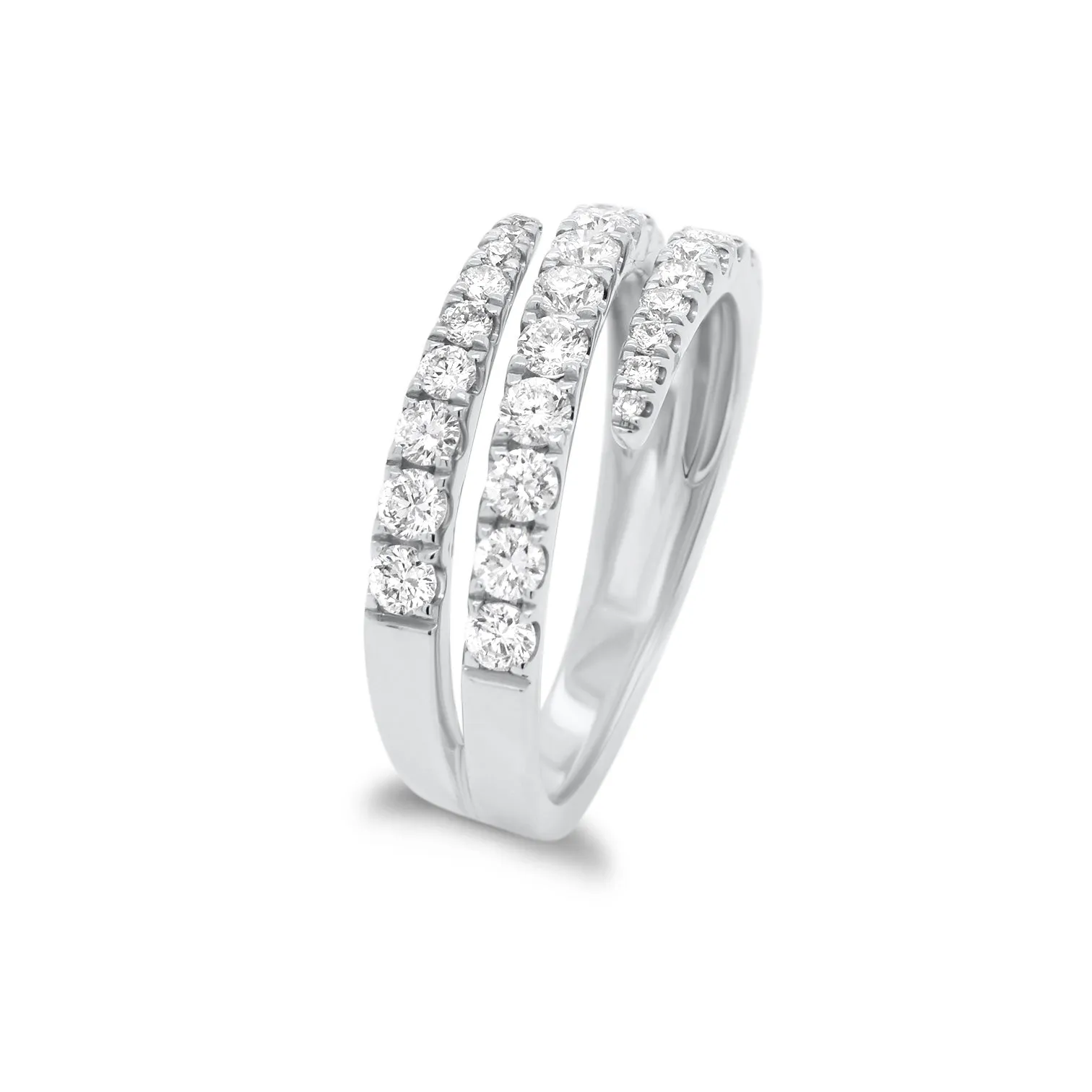 Diamond Open Double Wrap Ring