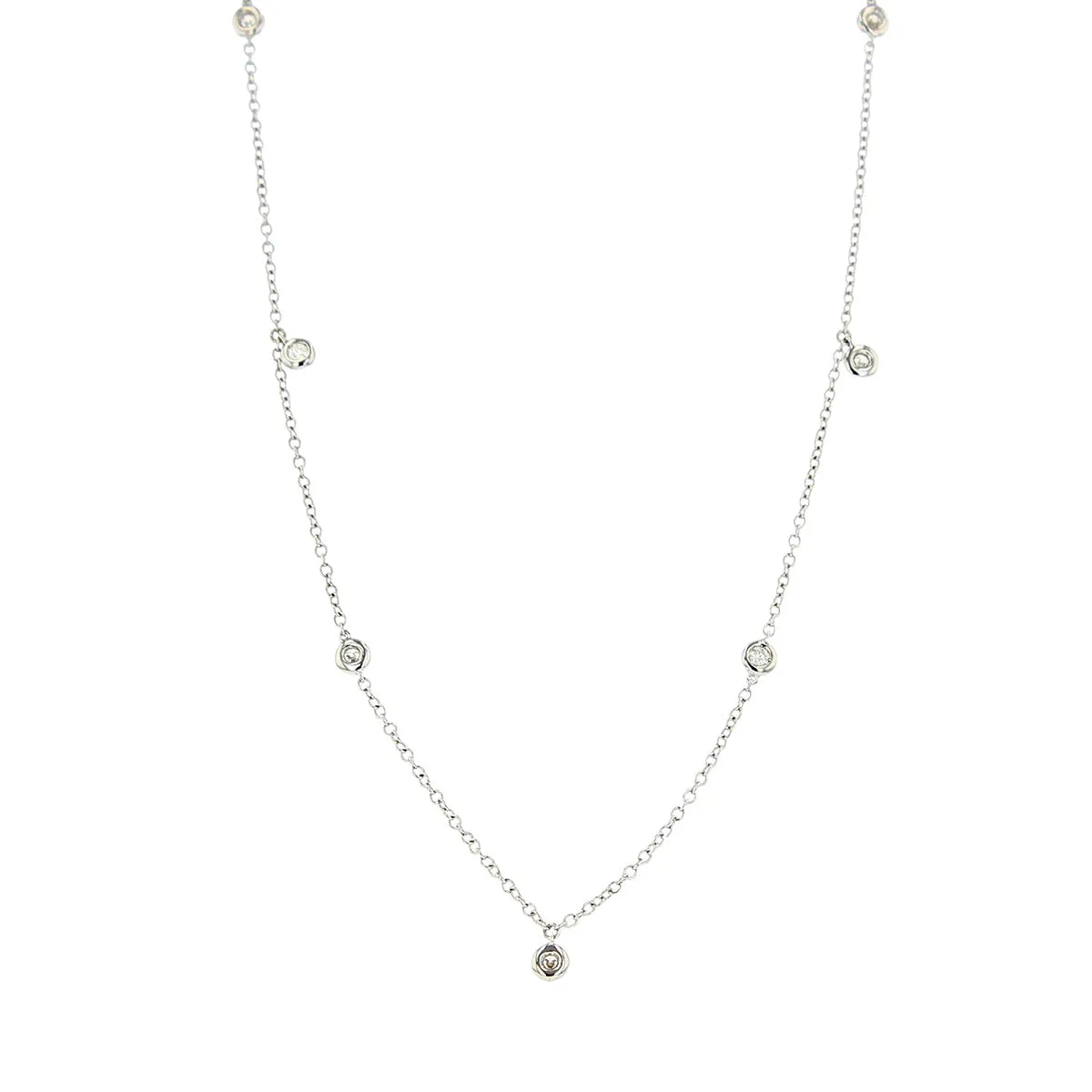 Diamond Station Necklace